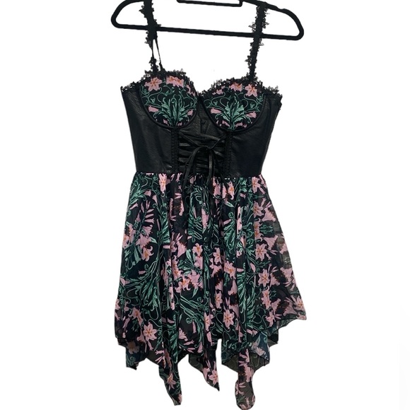 Dolls Kill Dresses & Skirts - NWT Dolls Kill House of Widow Floral Oath Mini Dress